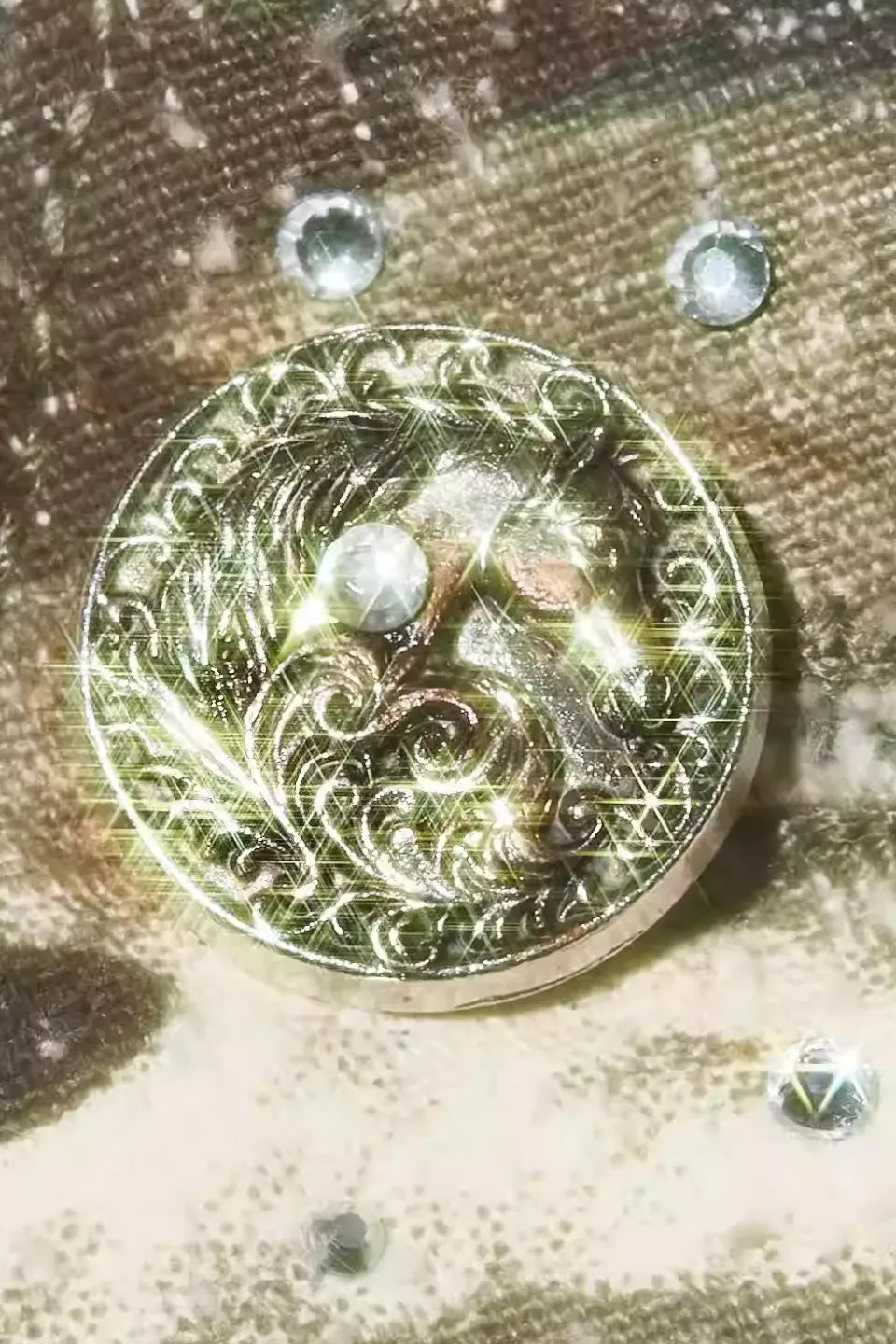 3D Printed Camo 18K Diamonds Cargo Pants