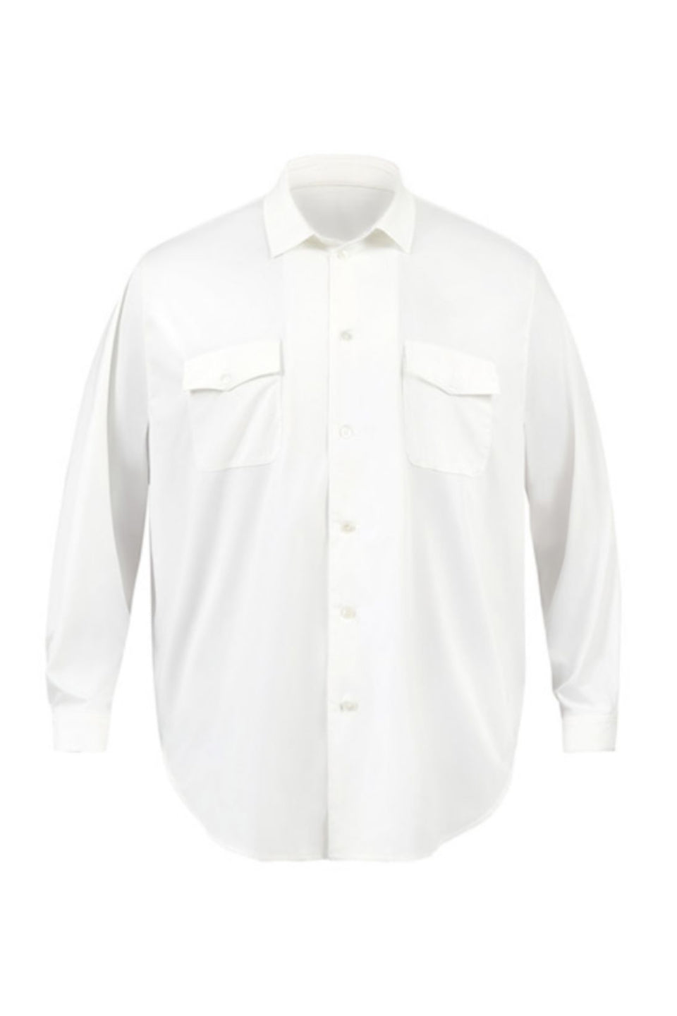 3D Skeleton Oversize White Shirt