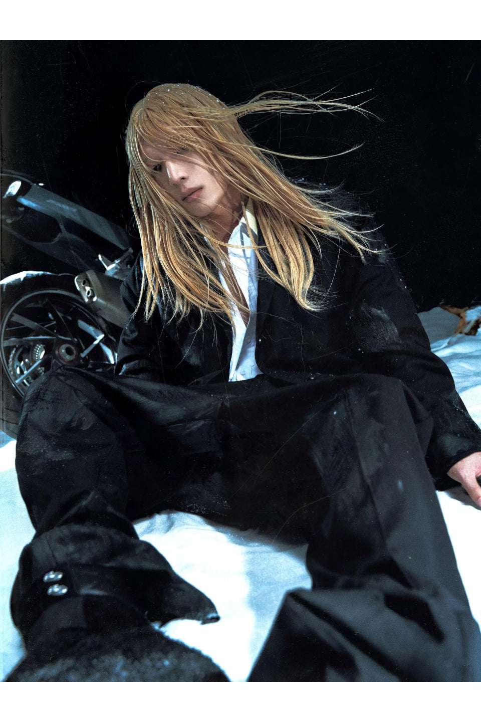 3MAN0N Mud Dyed Dress Pants