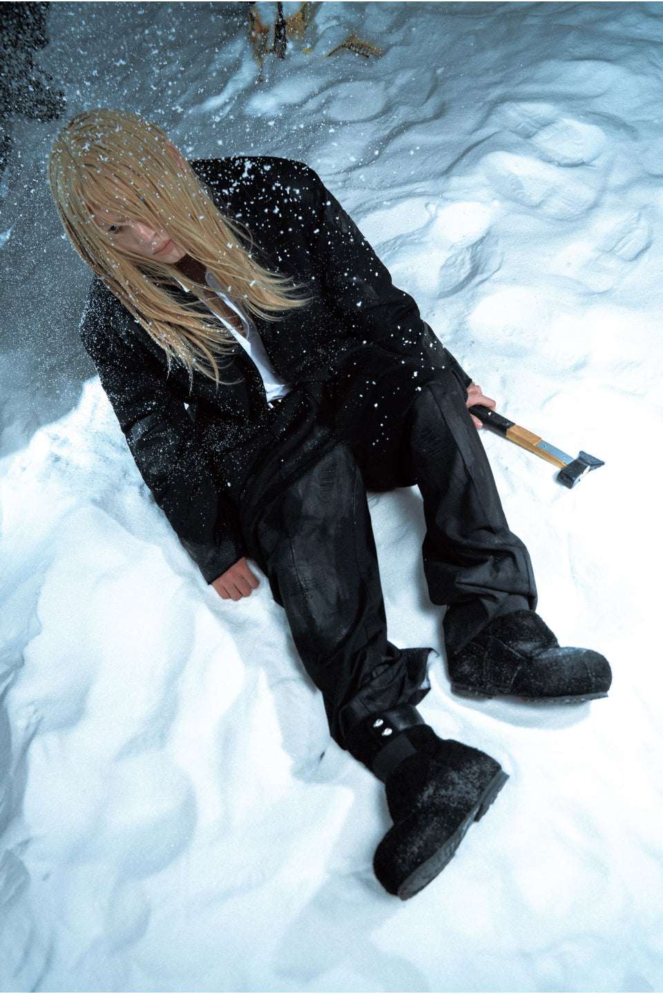 3MAN0N Mud Dyed Dress Pants