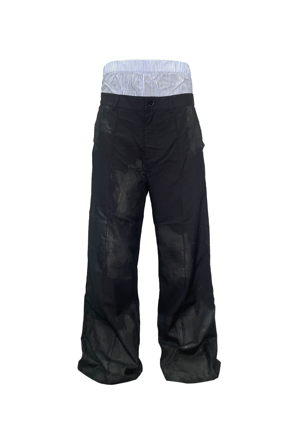 3MAN0N Mud Dyed Dress Pants