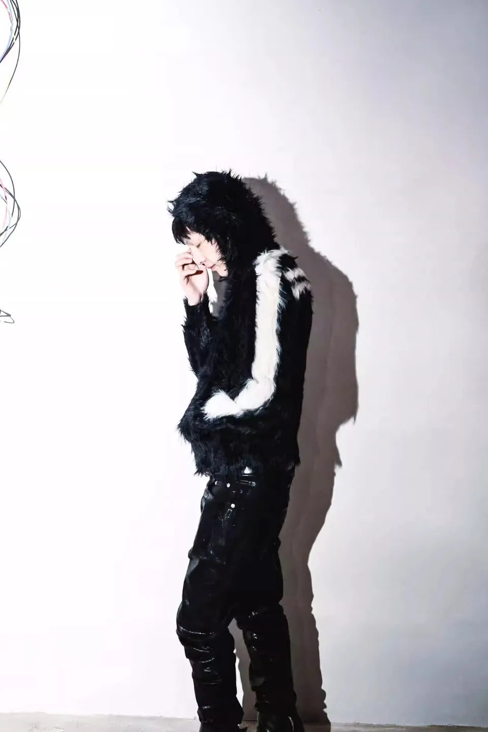 3MANON III Fur Hoodie