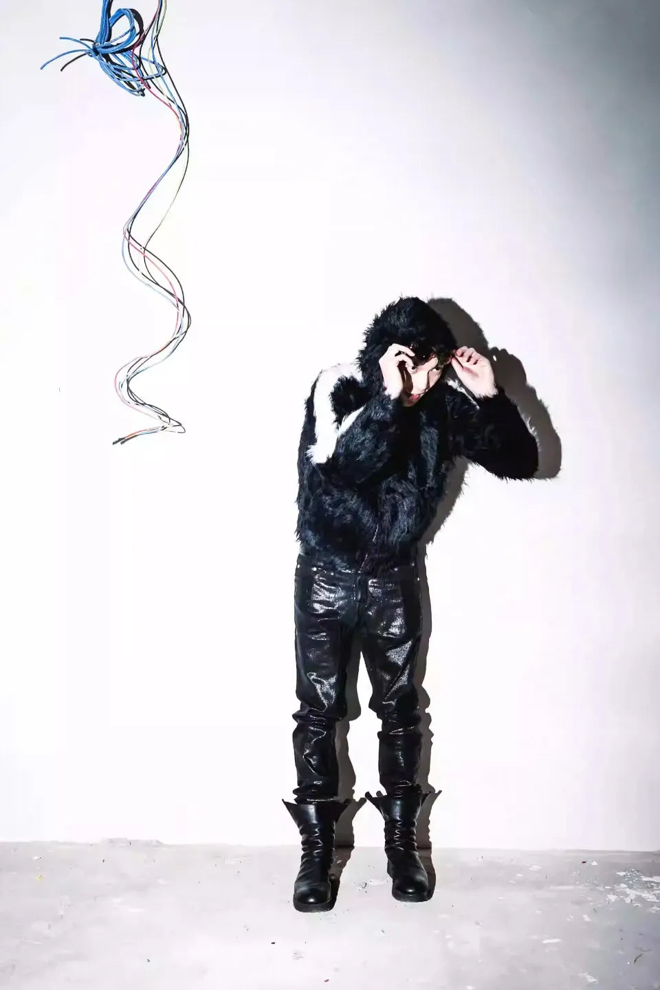 3MANON III Fur Hoodie