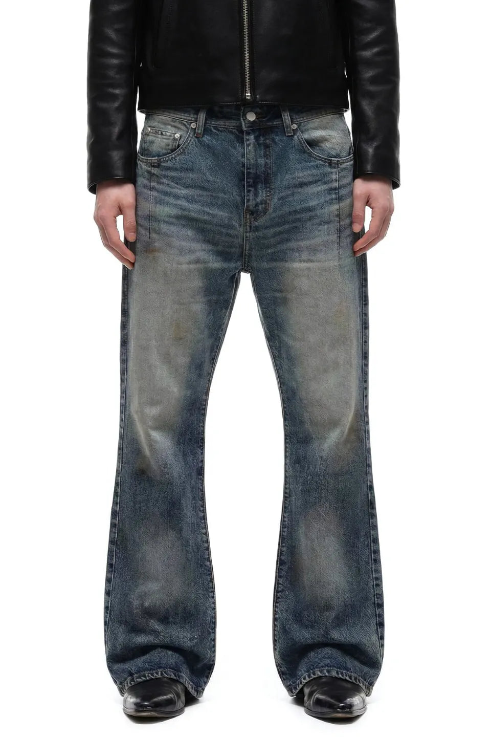 Aged Flare Jeans