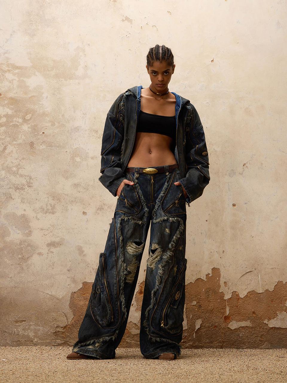 Alien Dirty Denim Jeans