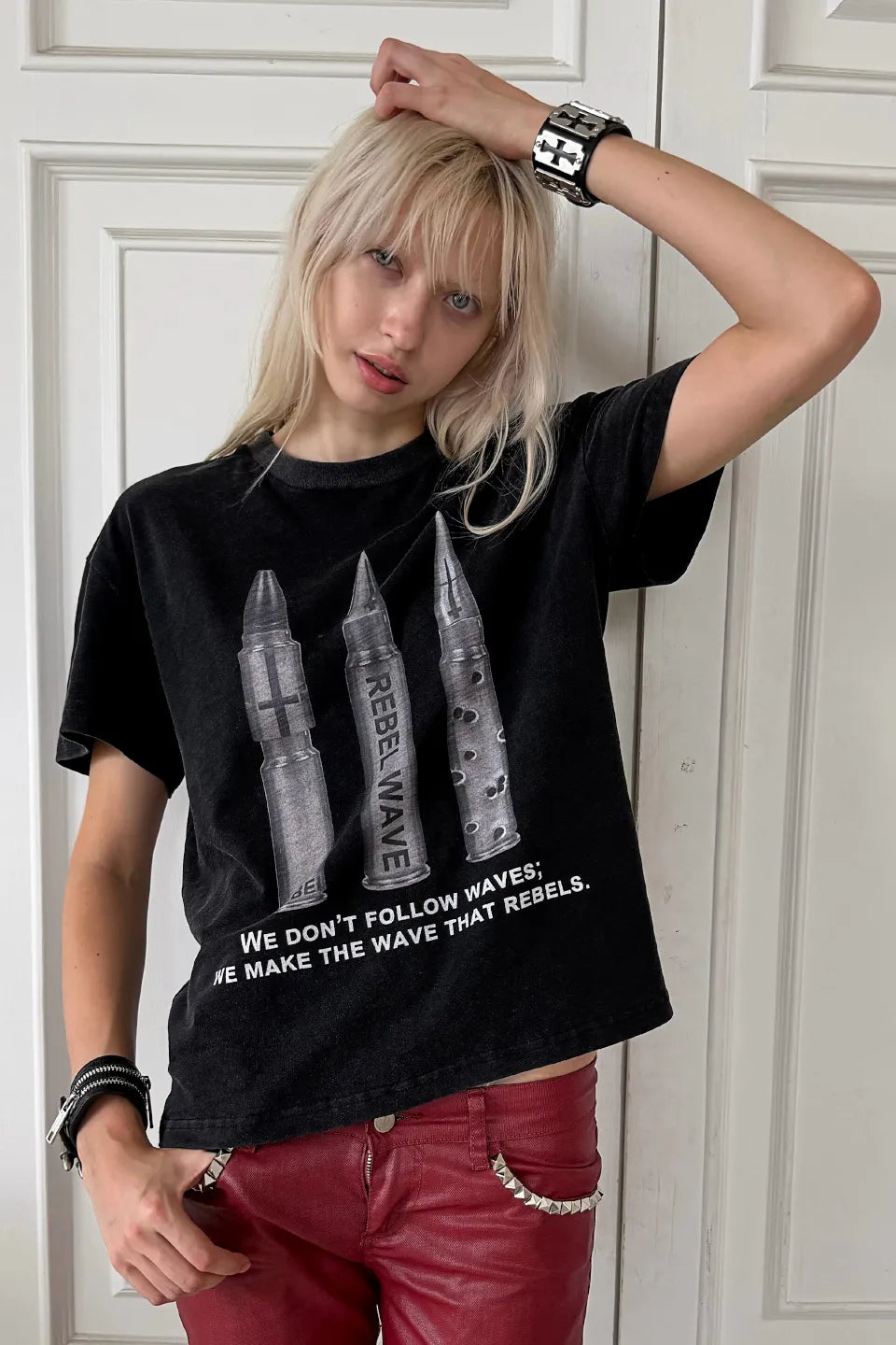 Ammunition Motif Gunpowder Faded Tee