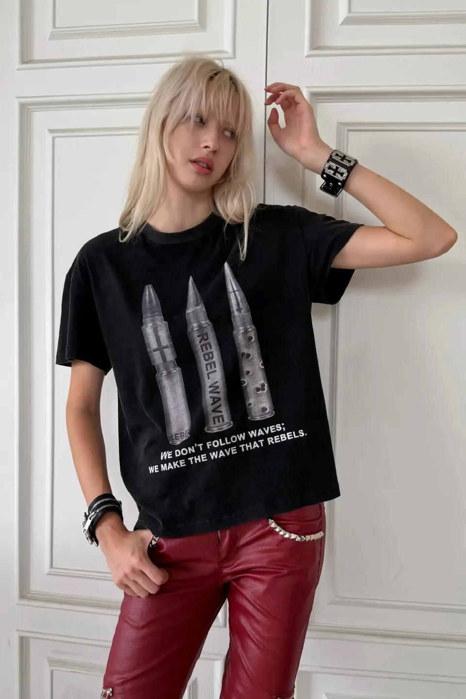 Ammunition Motif Gunpowder Faded Tee