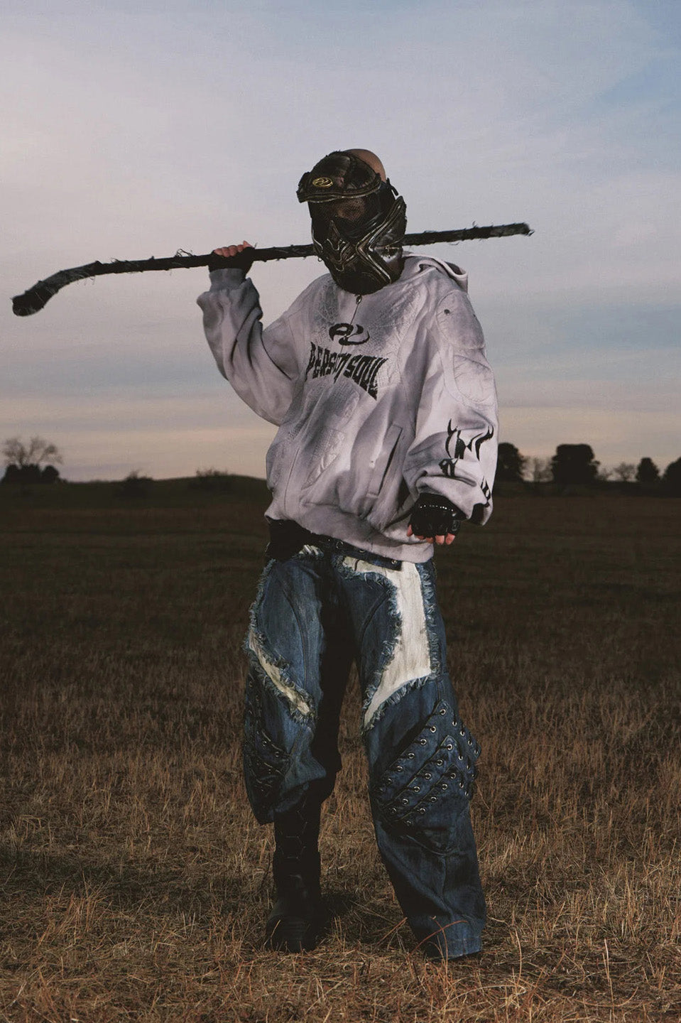 Armor Structured Raw Edge Jeans