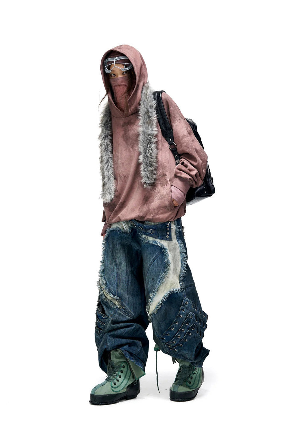 Armor Structured Raw Edge Jeans