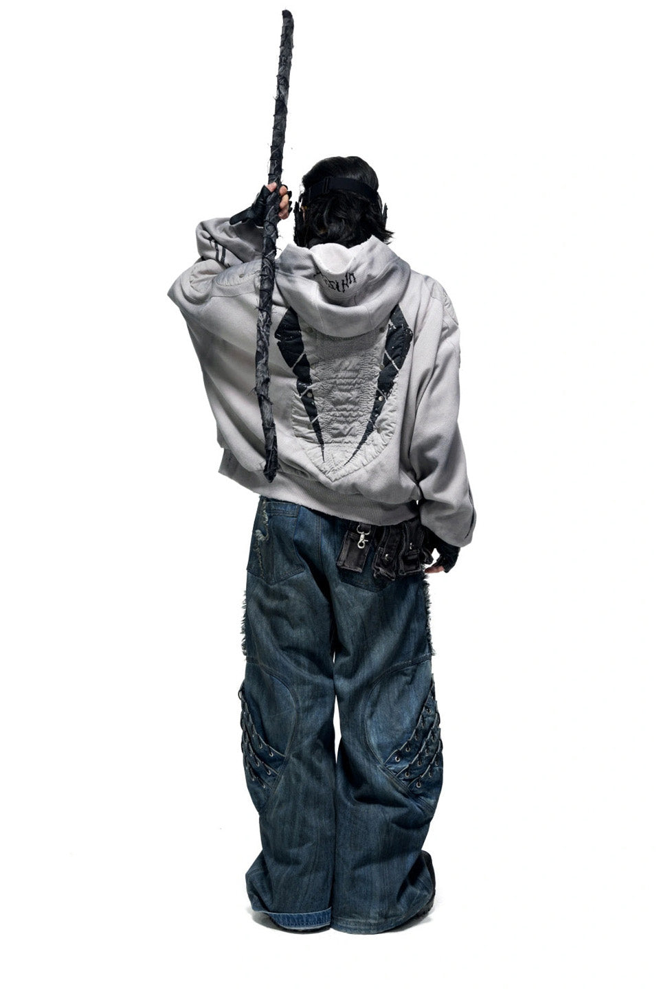 Armor Structured Raw Edge Jeans