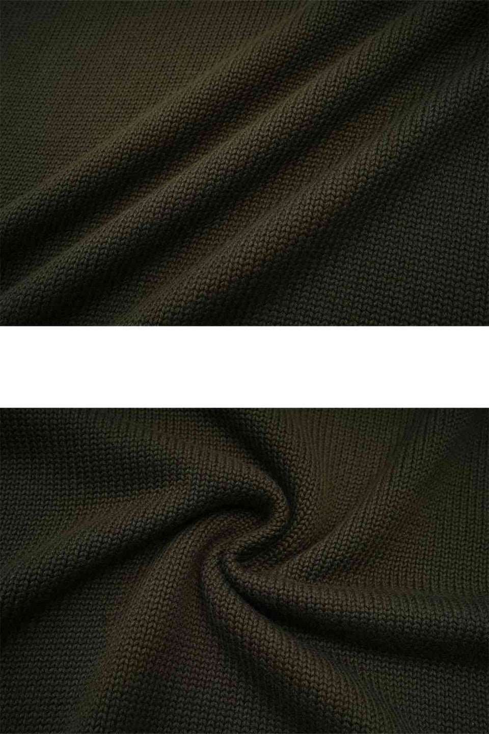 Bicolor Logo Crew Knit