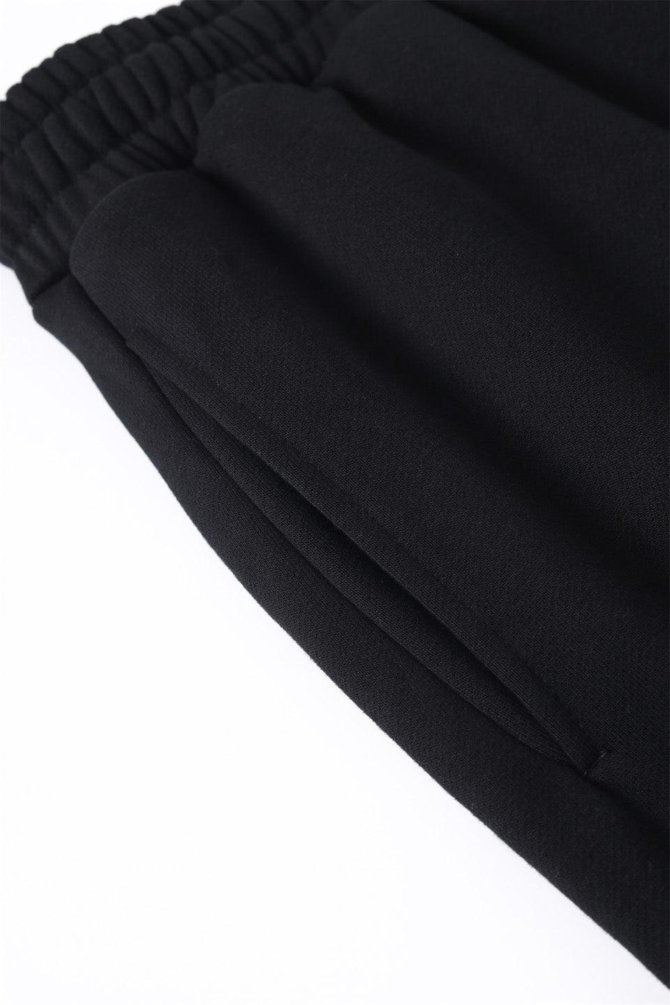 Black with Green Dagger Rhinestone Jogger