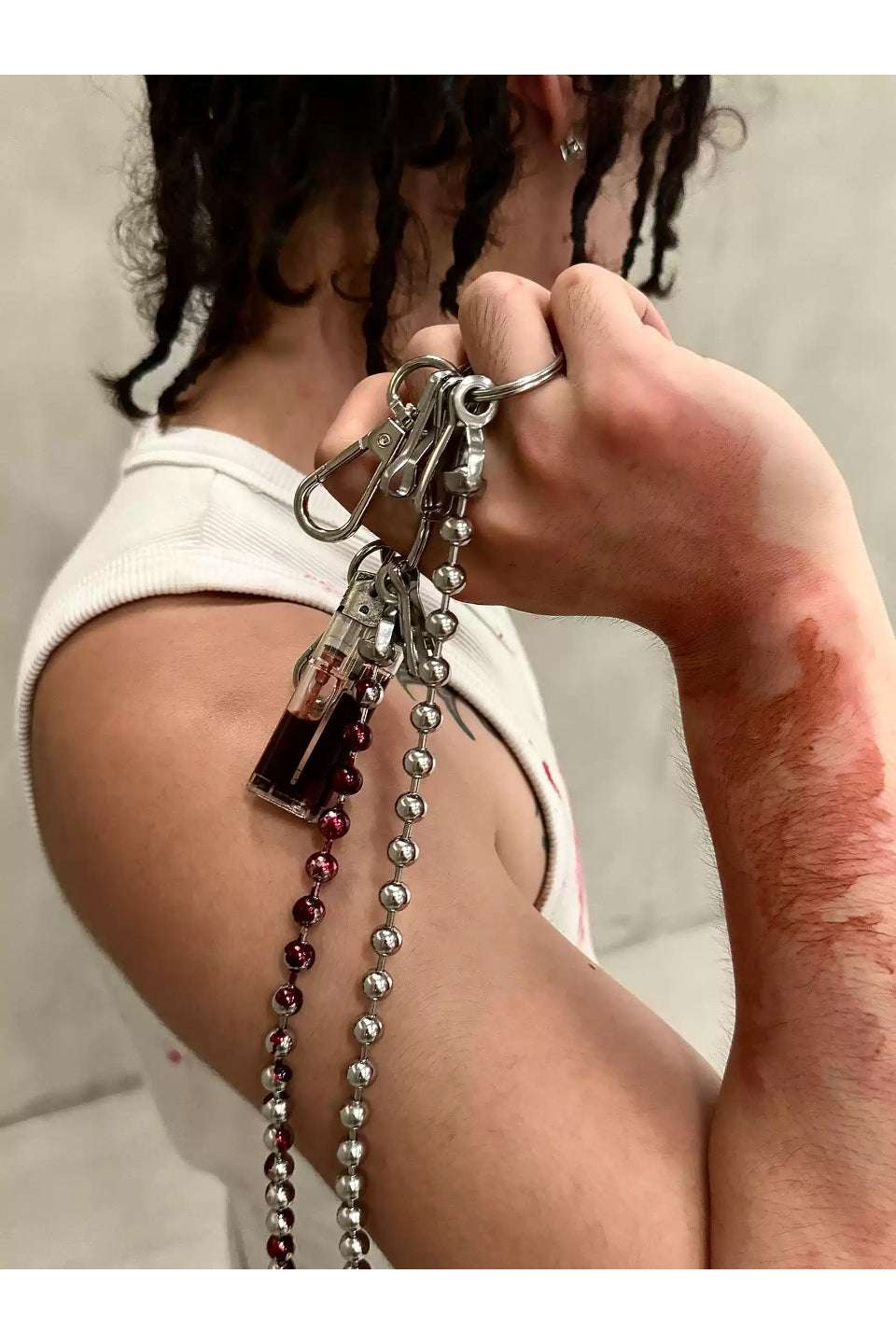 Bleeding Violent Blood Lighter Pants Chain