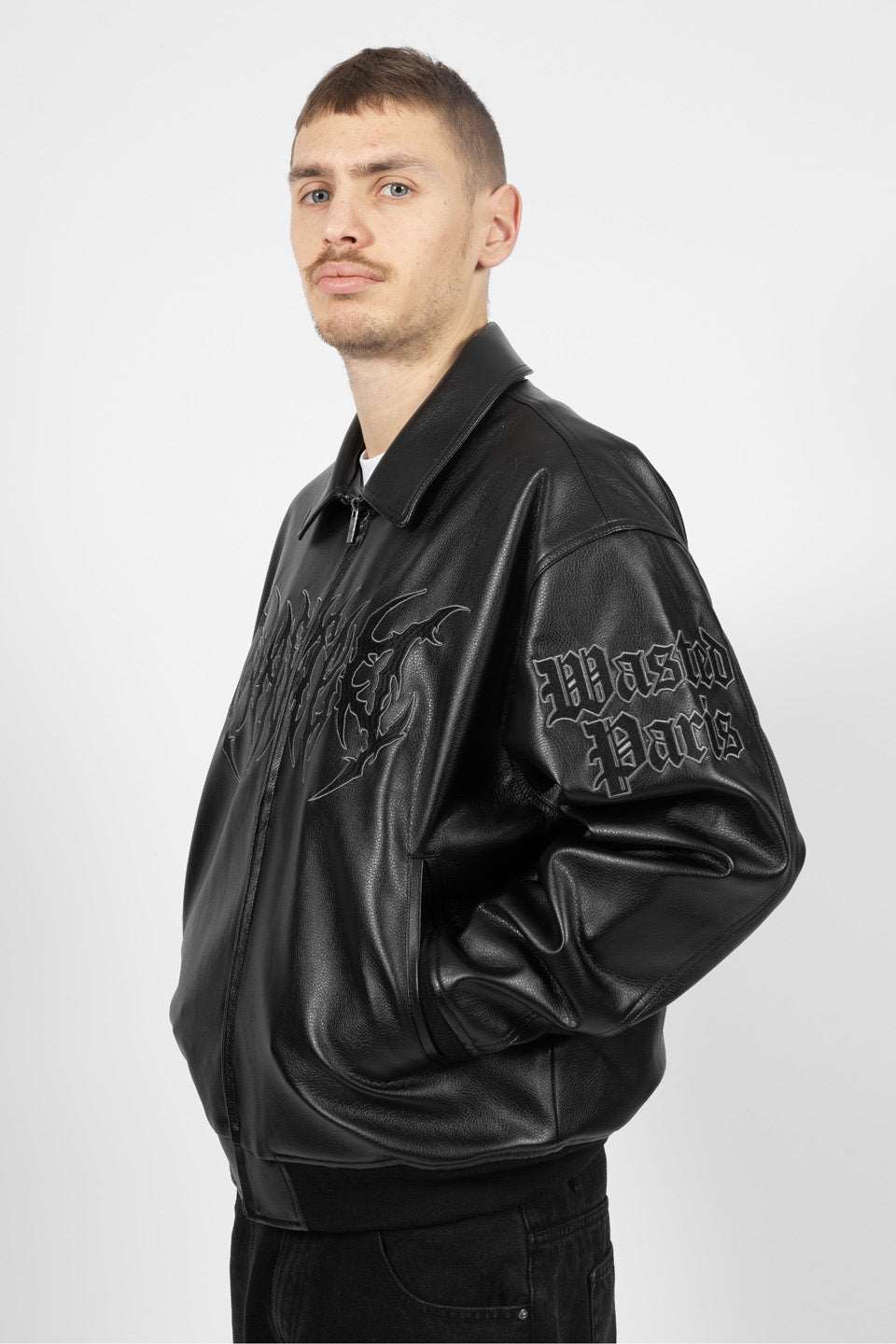 WastedParis - Blitz Varsity Jacket ウェイステッドパリス アウター ジャケット