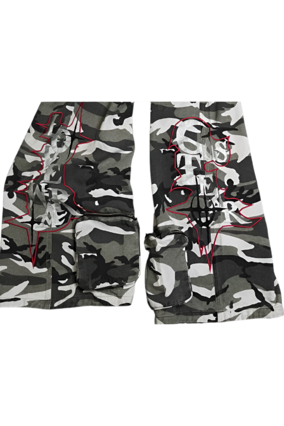 Bootleg Camo Cargo Pants
