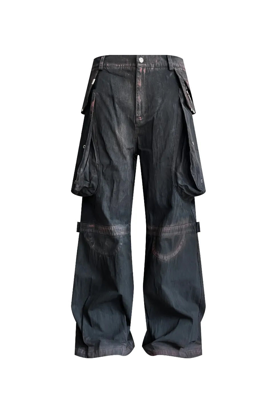 TH4SWE ザフォースウィ｜Brushed Dirty Painted Flared Cargo Pants