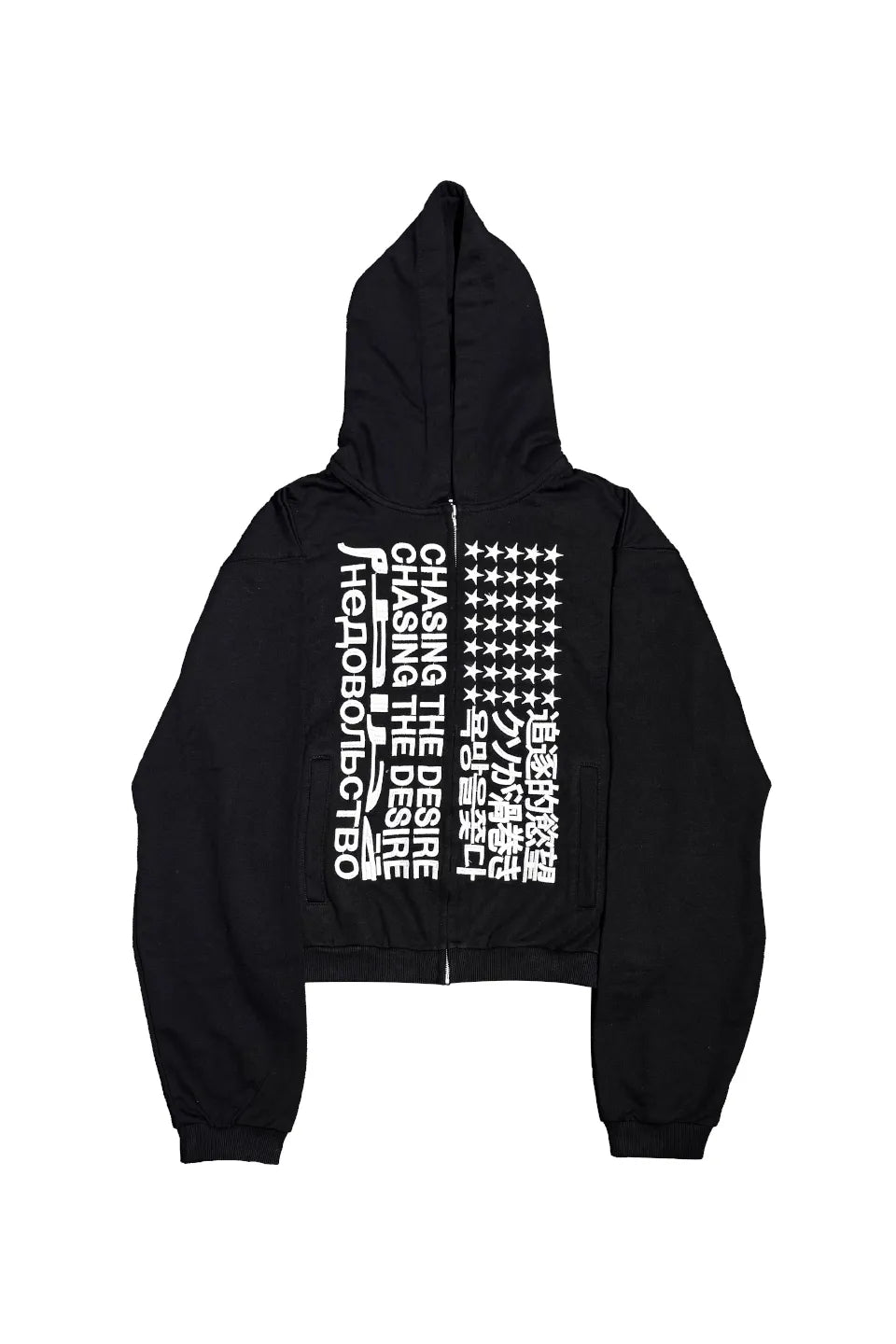 RYE CHASIN | Chasin The Desire Zip Up Hoodie クロップド フーディー