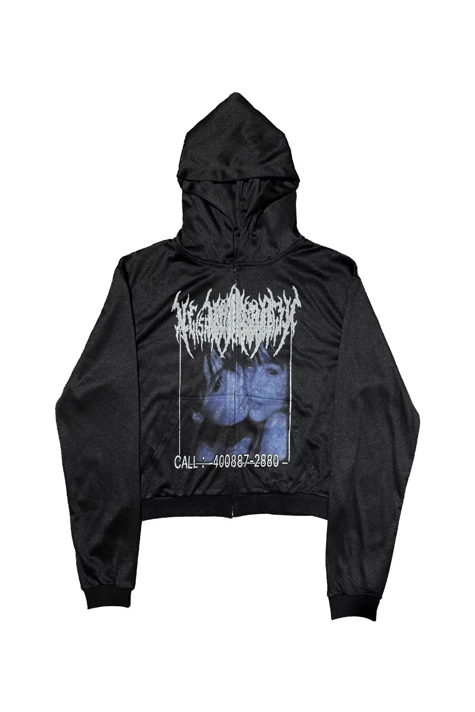 RYE CHASIN | Chicks Hotline Hoodie クロップド ジップフーディー