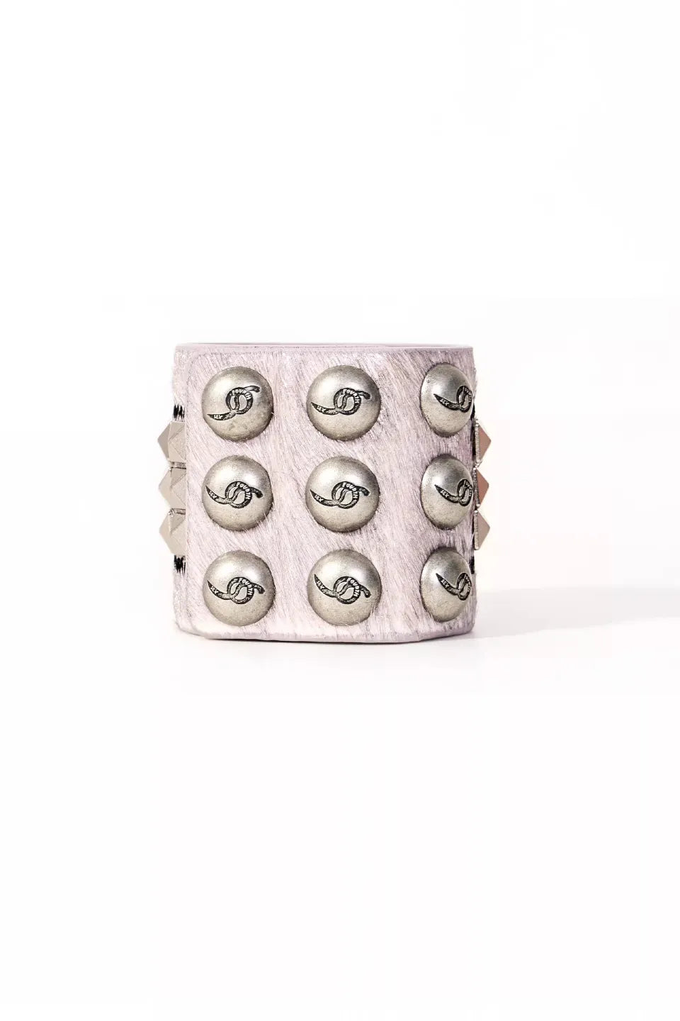 Cowhide Studded Bracelet