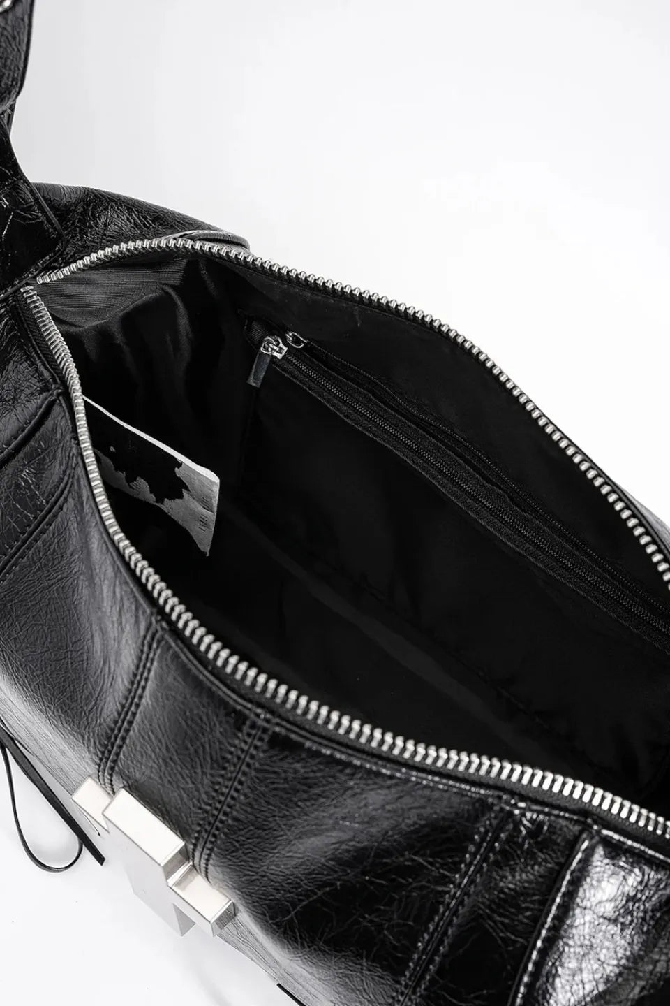 Cross Lace Up Shoulder Bag