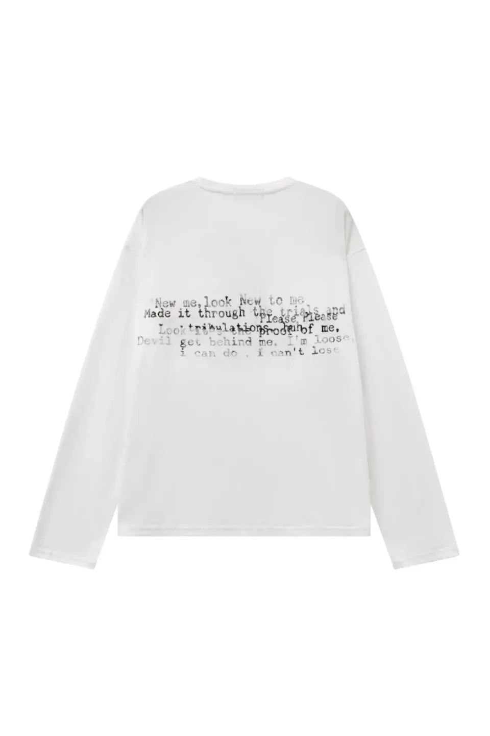 Cross Printed Long Sleeve