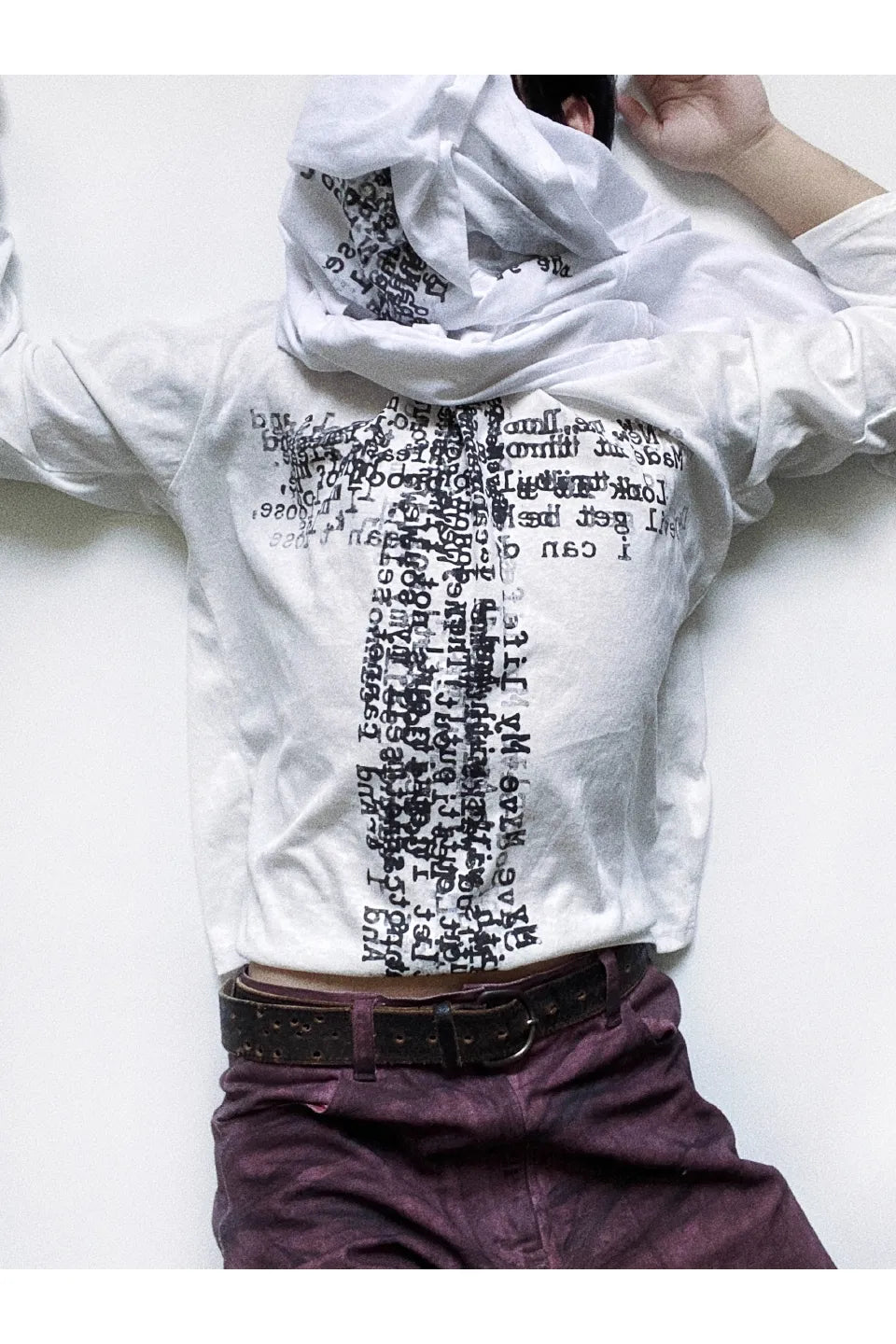 Cross Printed Long Sleeve