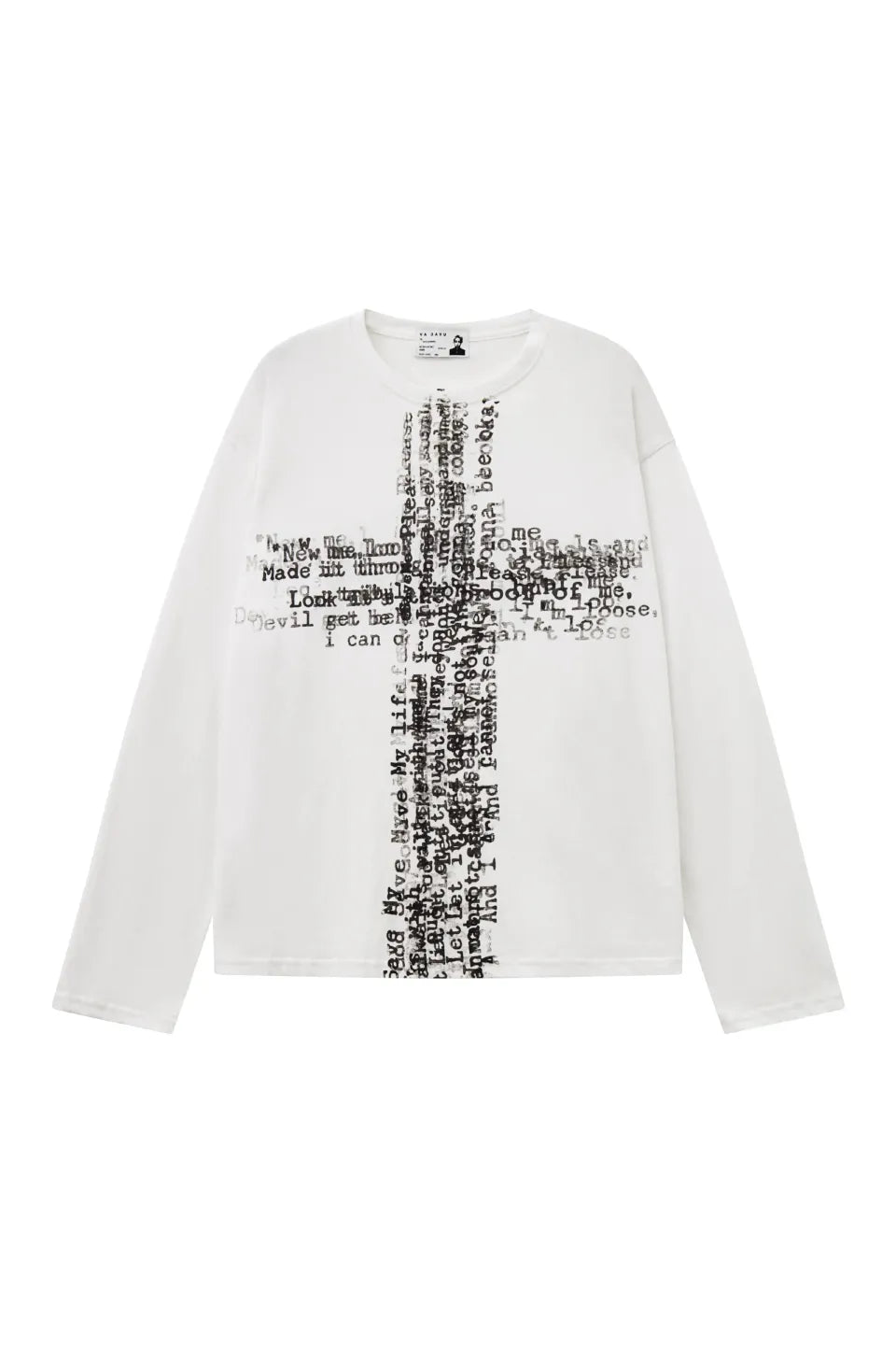 Cross Printed Long Sleeve