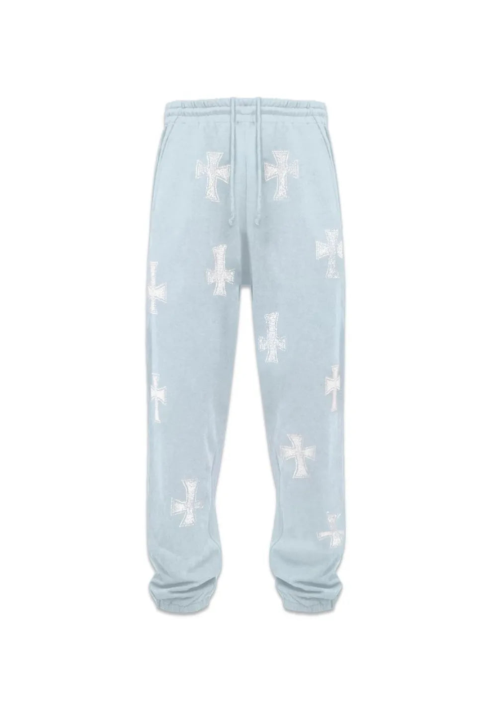UNKNOWN LONDON アンノウンロンドン｜Cross Rhinestone Jogger