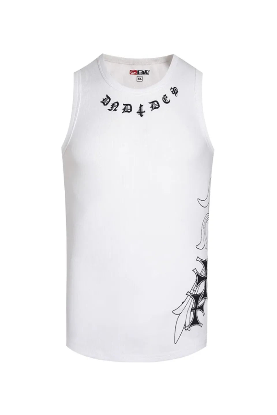 DND4DES | Cross Side Graphic Tank Top クロス タンクトップ