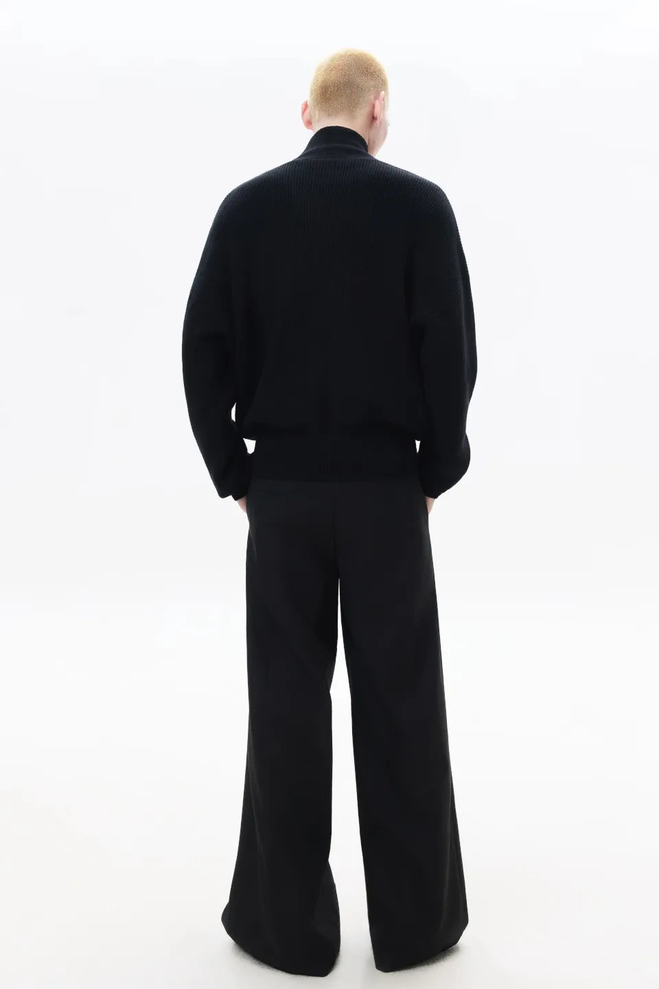 Cross Tie Knit Sweater