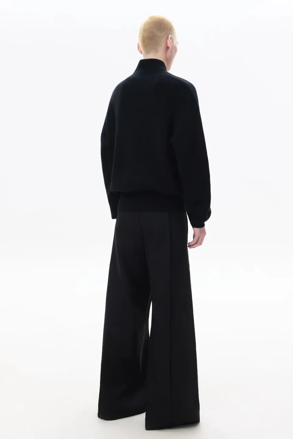 Cross Tie Knit Sweater