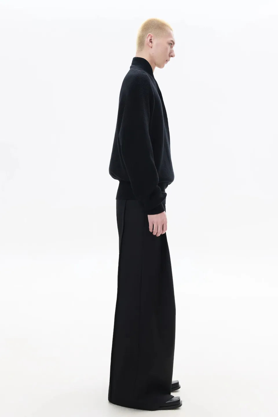 Cross Tie Knit Sweater