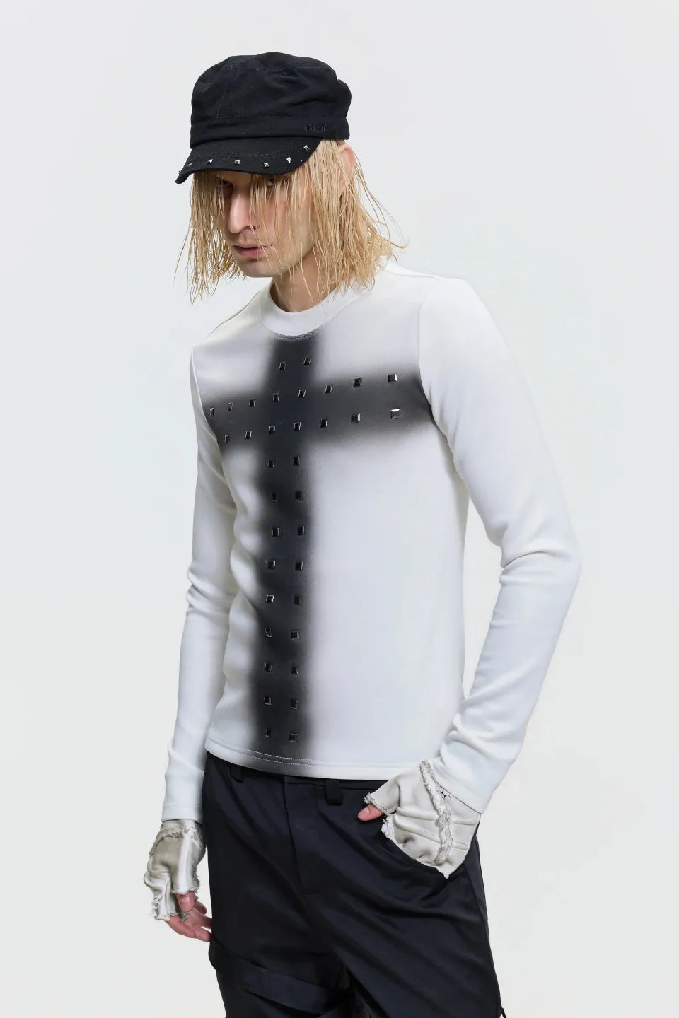 Crystal Cross Tee