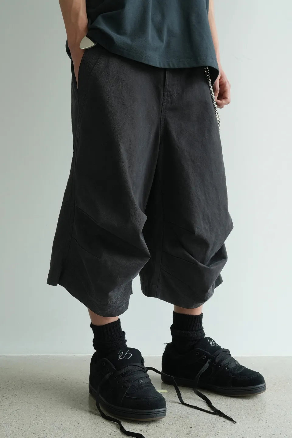 Curved Knee Shorts