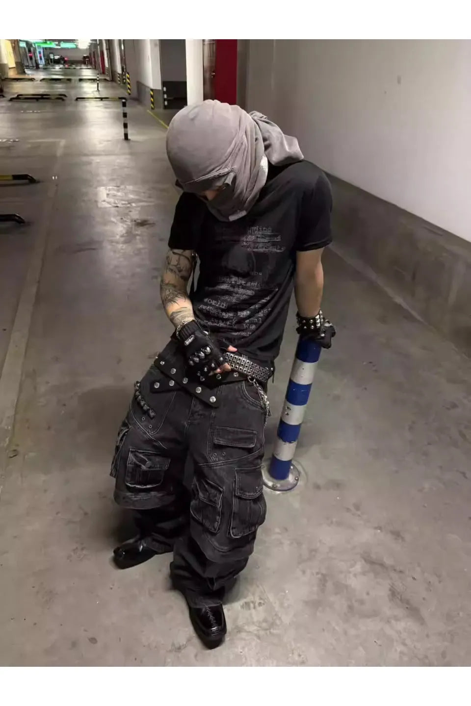 Dark Sheer Snowflake Slightly T-Shirt