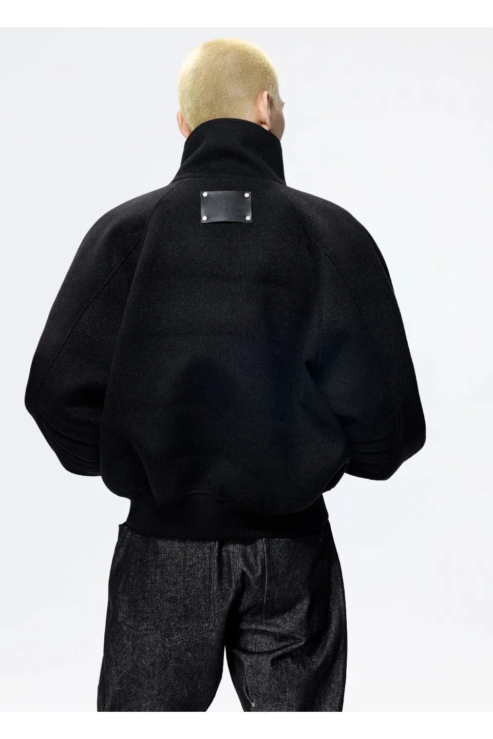 Deconstruct Slant Wool Coat