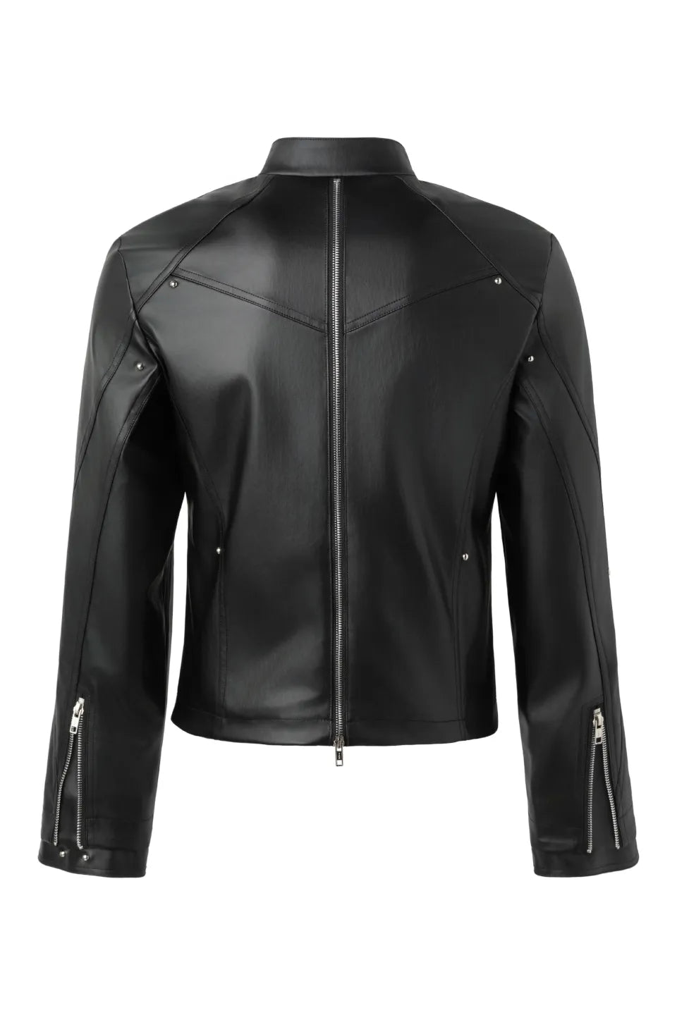 Deconstruct Zip Biker Jacket