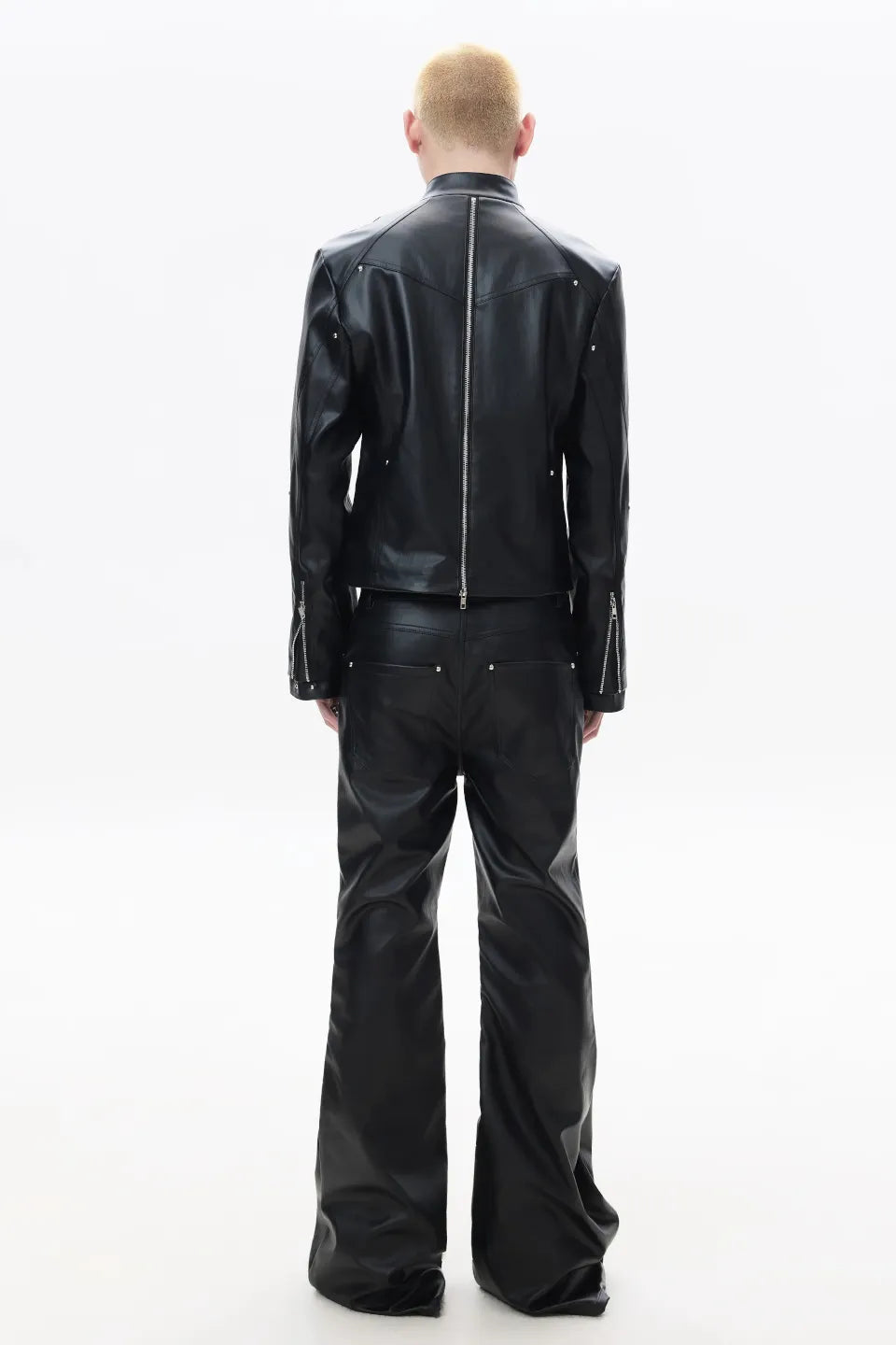 Deconstruct Zip Biker Jacket