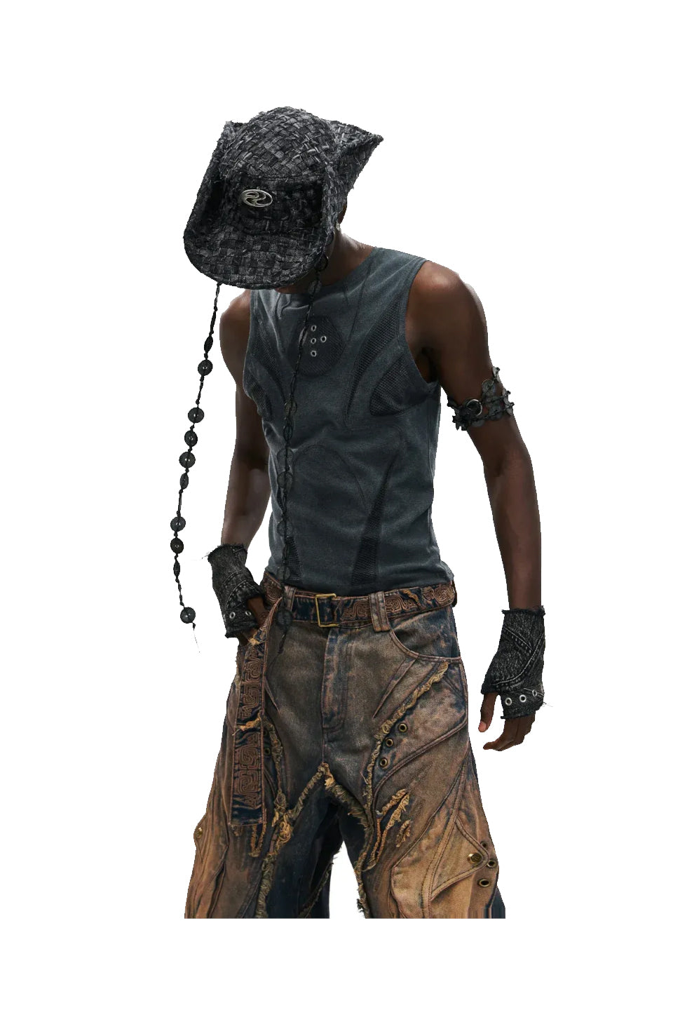 Deconstructed Armor Slim Tank Top