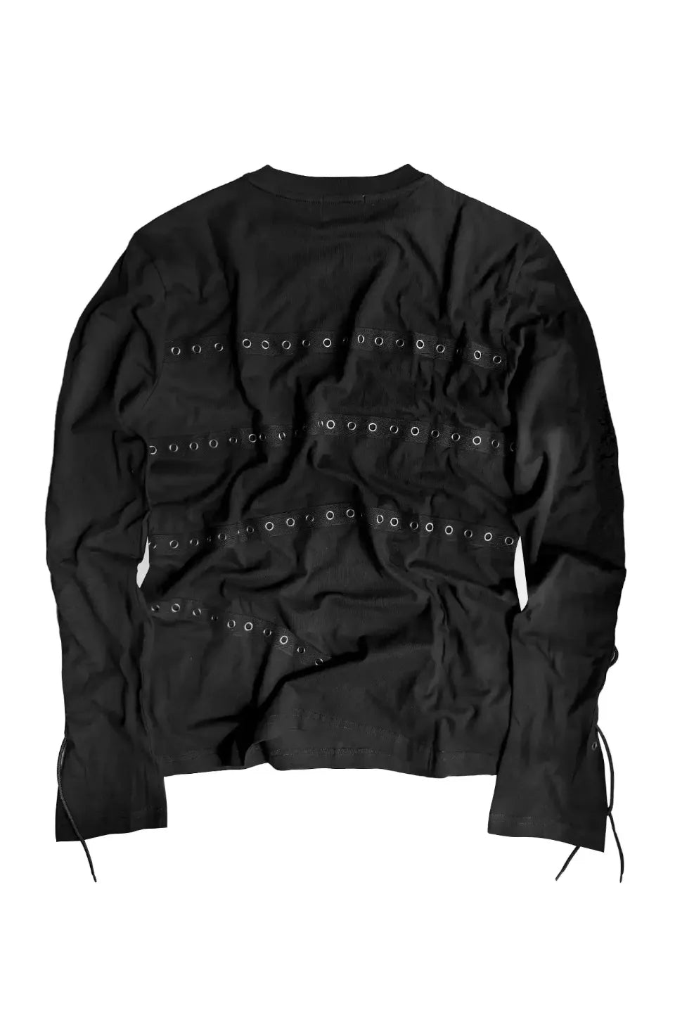 Deconstructed D Ring Strapped LS T-shirt