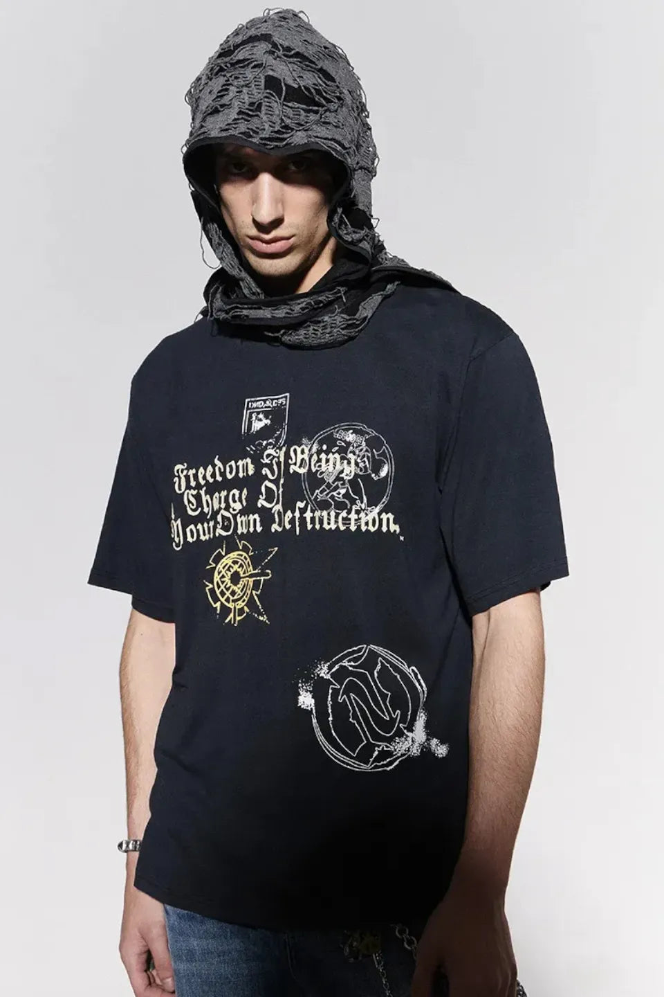 Destroyed Long Tail Rabbit Durag