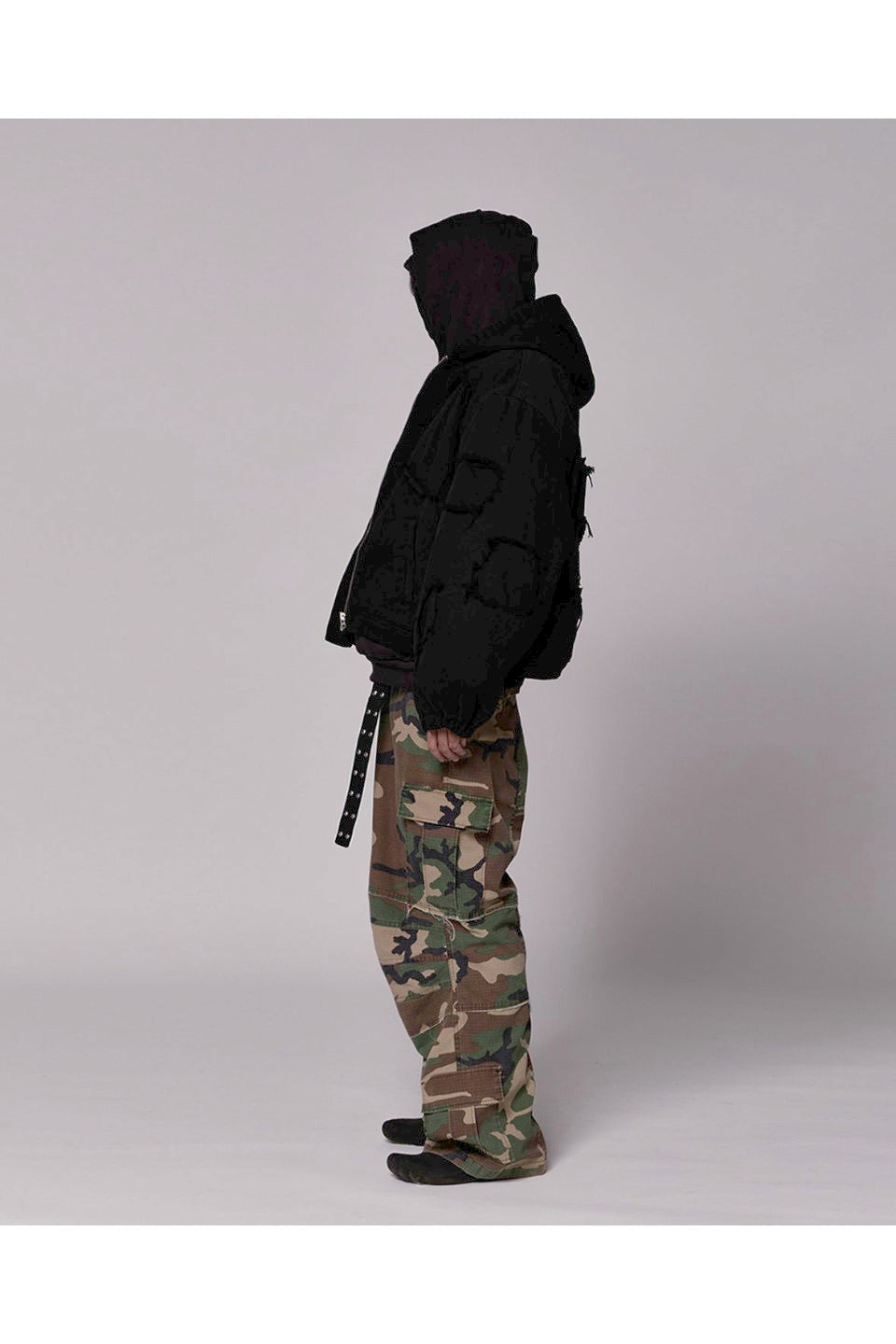 Destroyed Volume Bomber Jacket