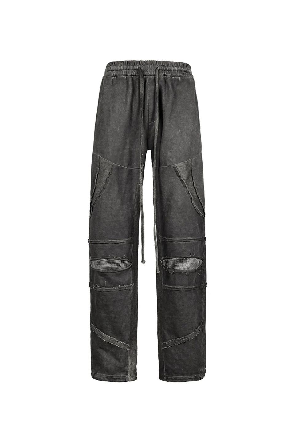 Distressed Demon Clad Deconstructed Pants