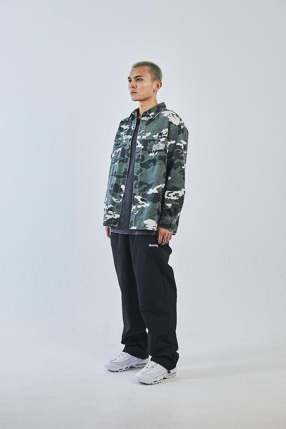 Distressed Kemuri Camo Shirt