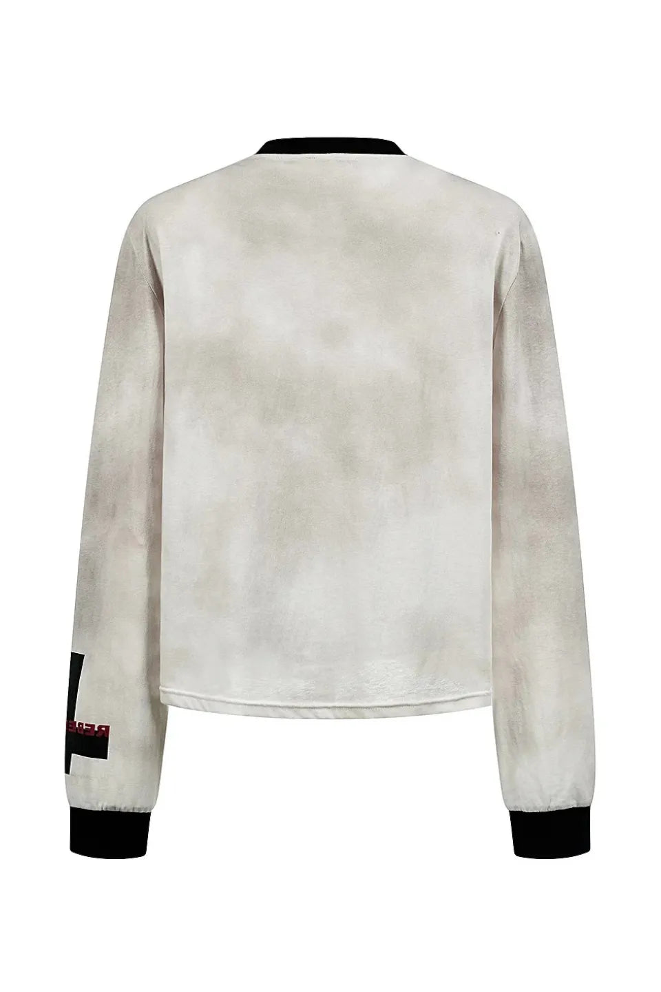 Distressed Print Long Sleeve Tee