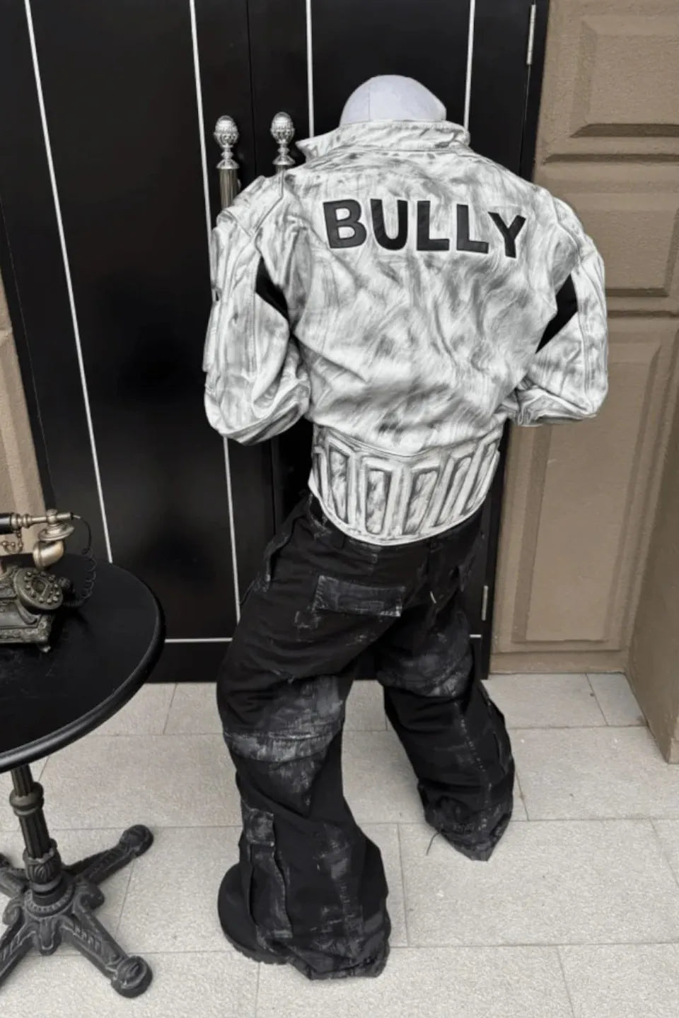 Distressed Removable Pocket Cargo Pants