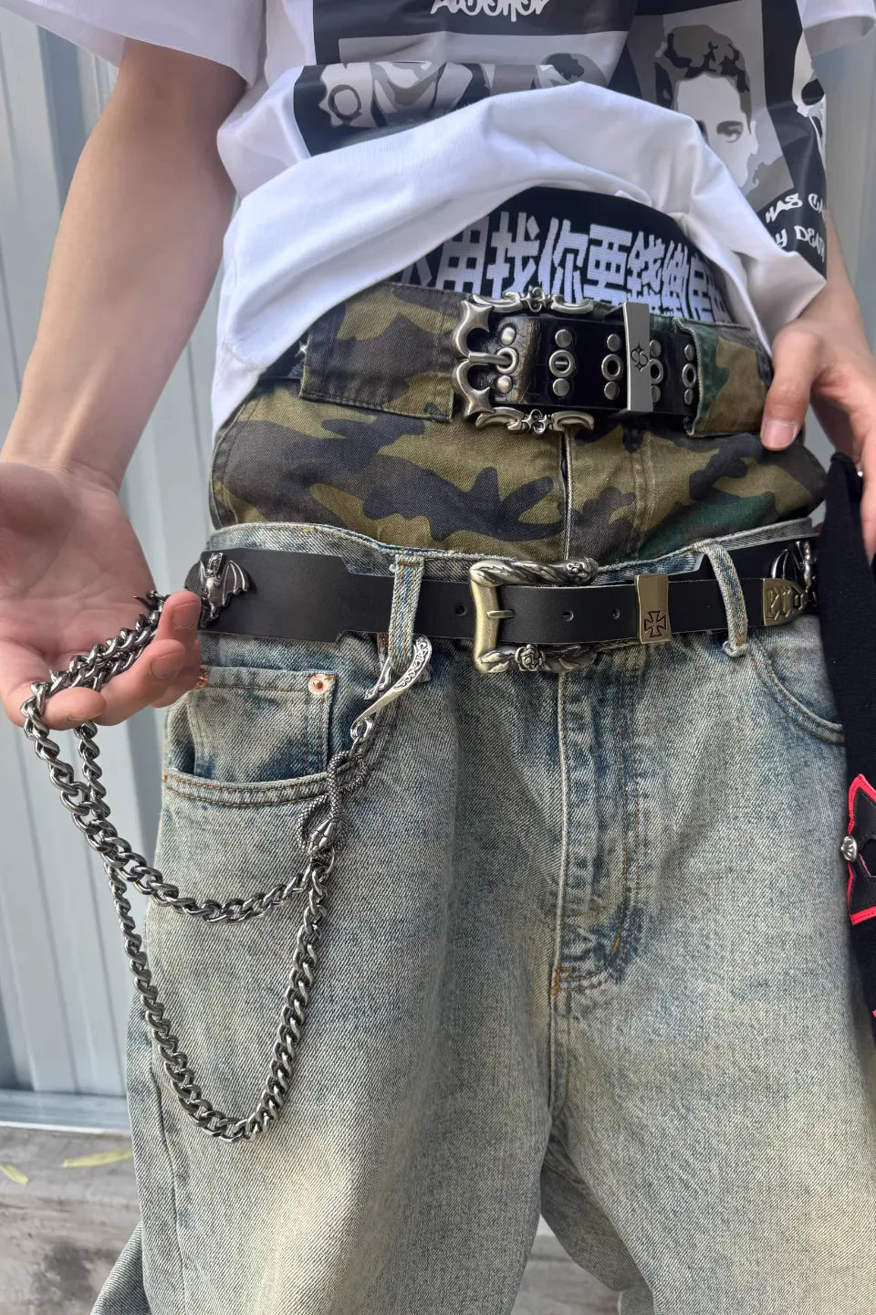 Distressed Serpent Totem Chain