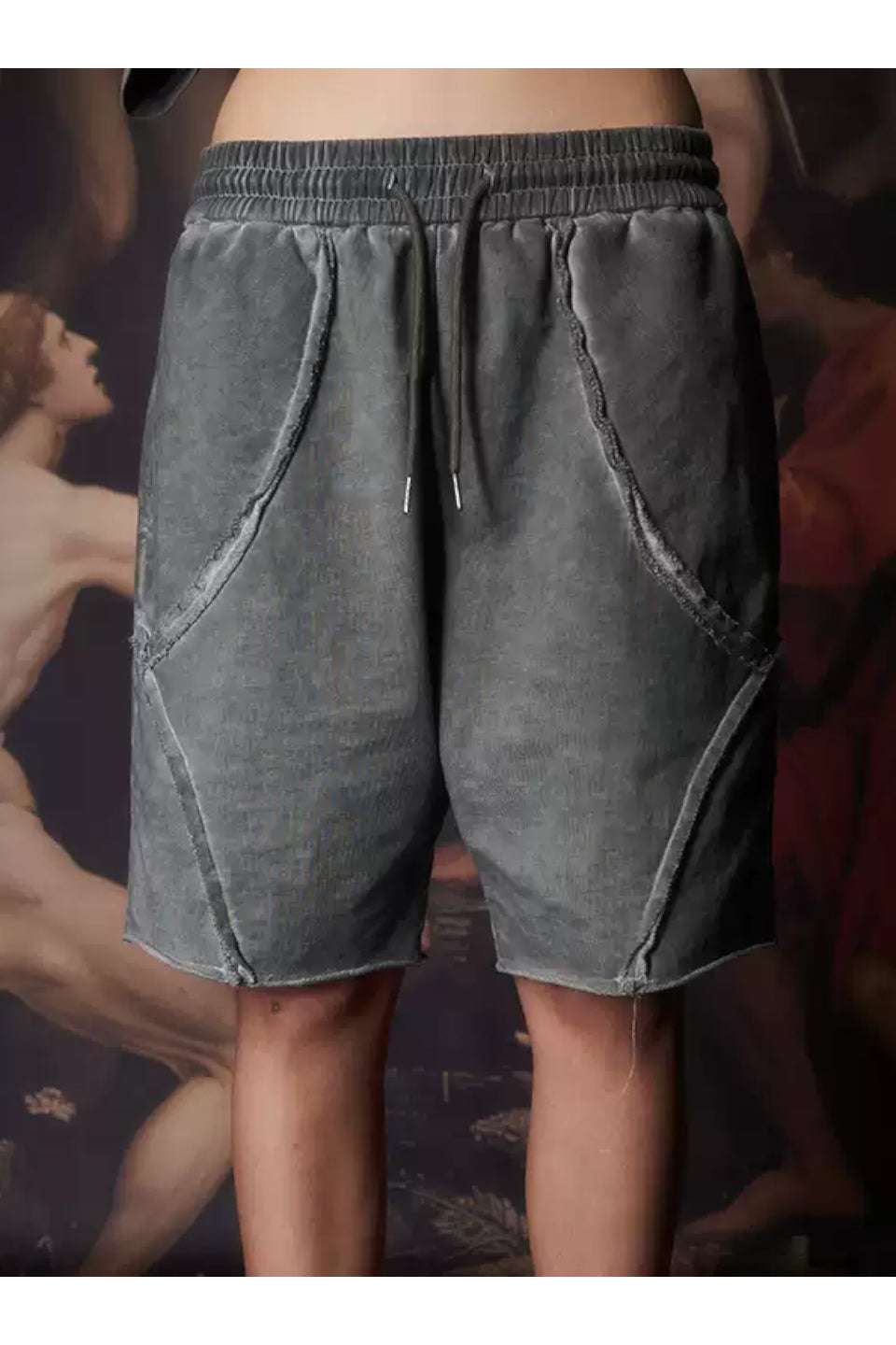 Distressed Vintage Washed Shorts