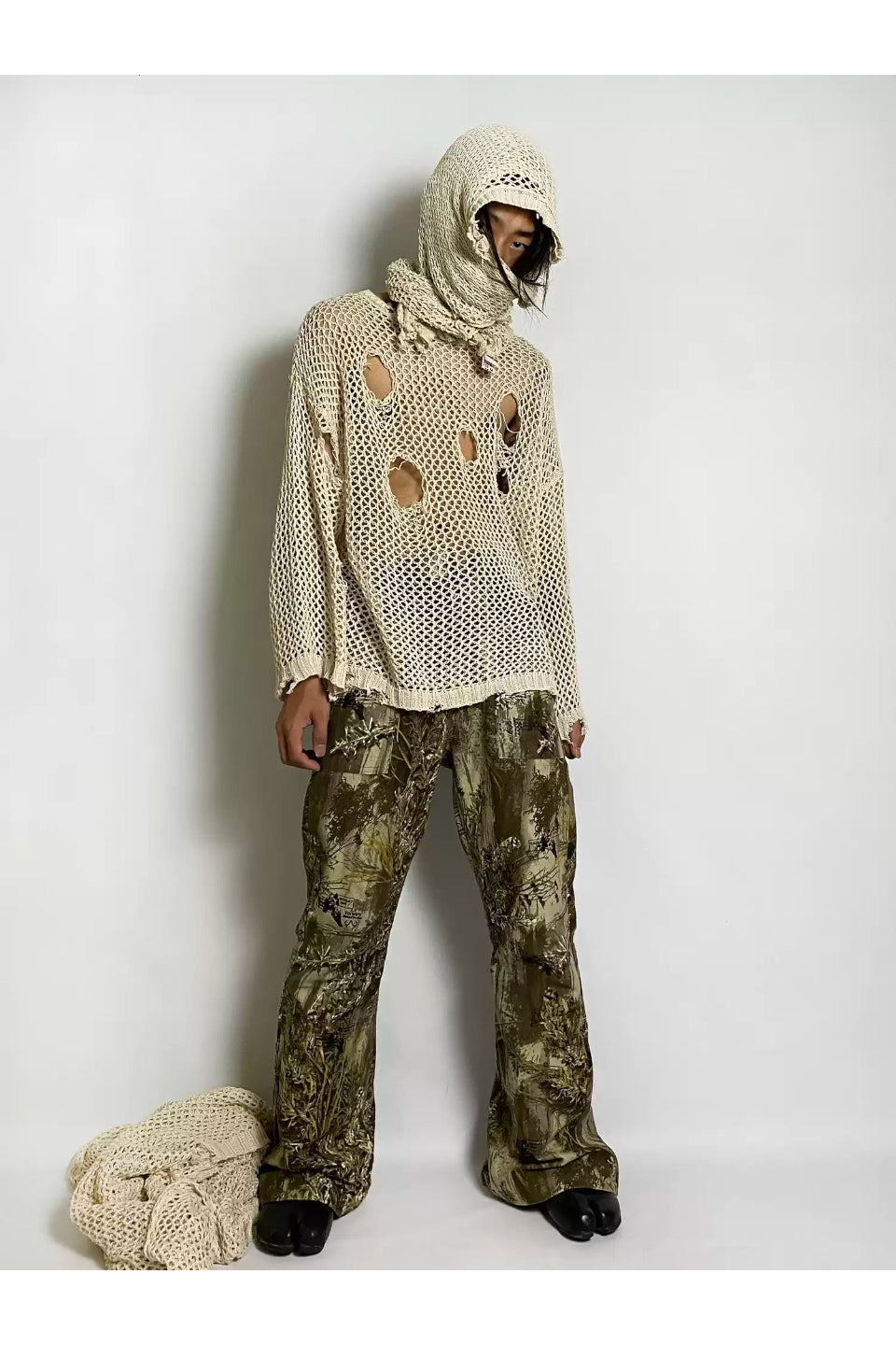 Distressed Knit Sweater