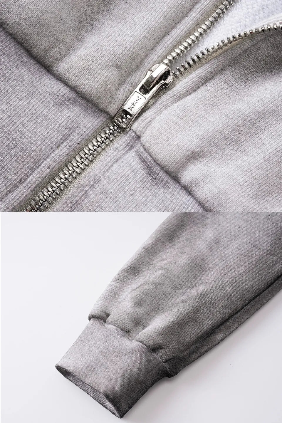 Distressed Slogan Hoodie